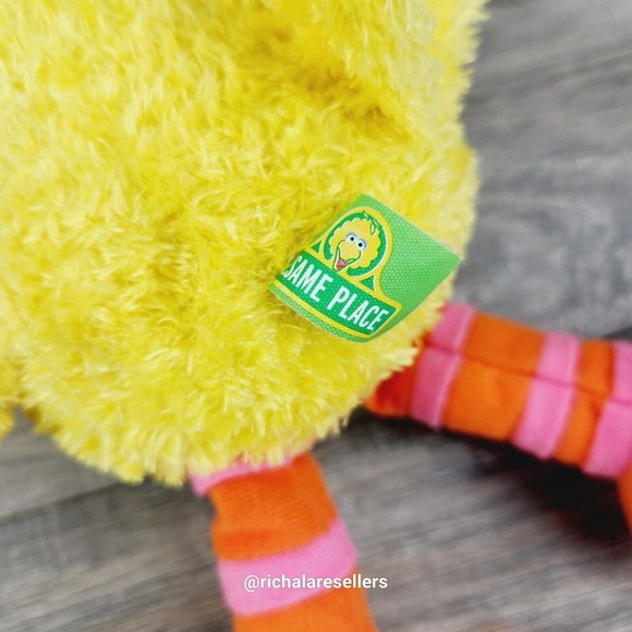 Sea World Sesame Place Big Bird Plush 12" Stuffed Animal 2019 Seaworld - Picture 6 of 7